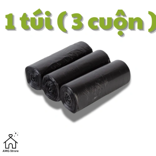 [COMBO] 3 Cuộn Túi Rác Tự Phân Hủy - Size Lớn 55*65 cm - Thân Thiện Với Môi Trường - TB3